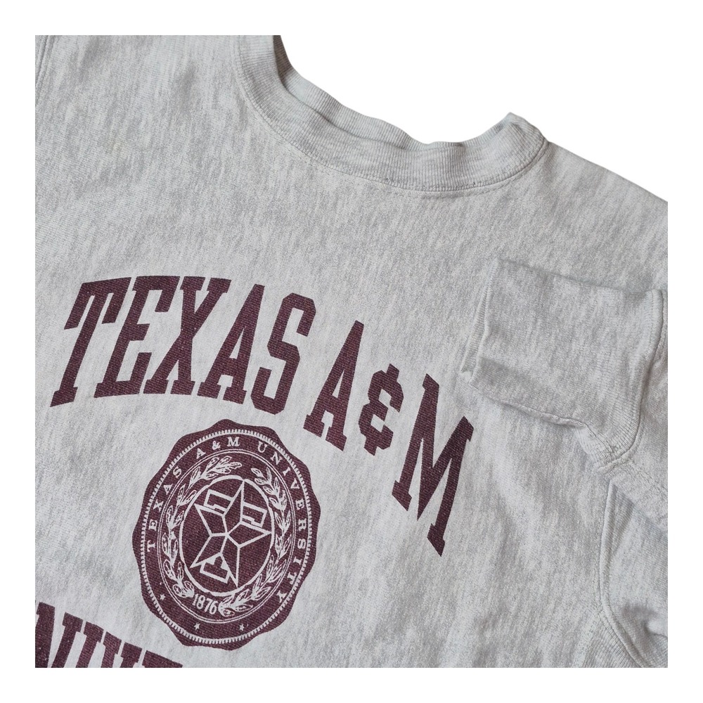 VTG Champion Reverse Weave‎ Texas A&M University Sweatshirt Made in USA Adult S